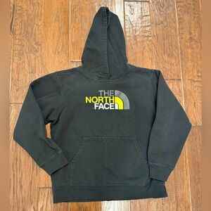 The North Face Kids Black and Yellow Hoodie
